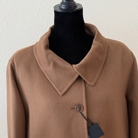 Cinzia Rocco Classic Short Baby Alpaca Wool Coat - Picture 5 of 14